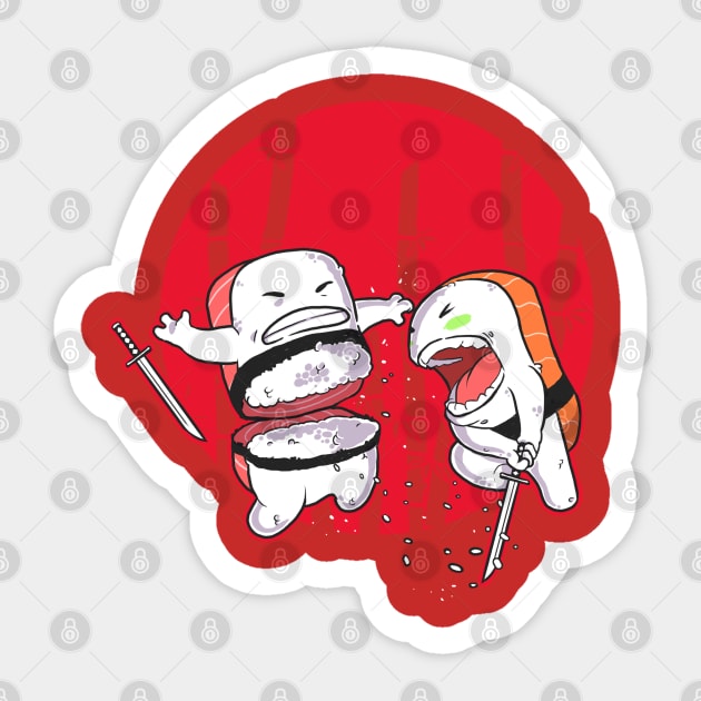 Sushi Slash! Sticker by mankeeboi